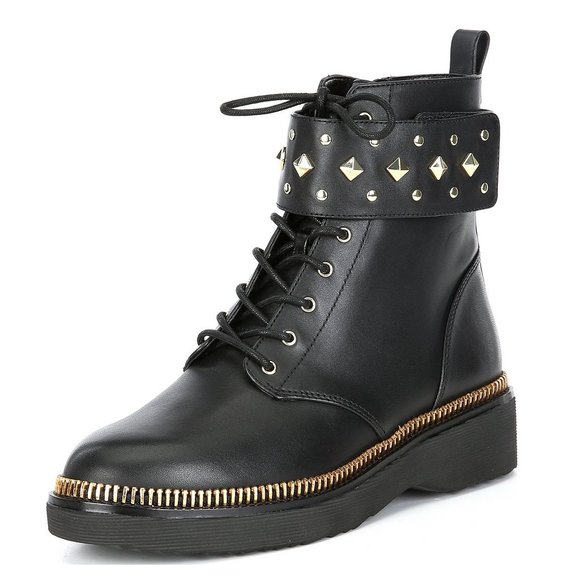 🎁 MICHAEL Michael Kors Haskell Studded Cuff Leather - Picture 1 of 9